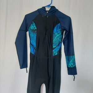 SBART Women's Full Body Rash‎ Guard 1 Piece Swimsuit Snorkeling Surfin Size L